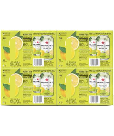 Sanpellegrino Pompelmo Italian Sparkling Grapefruit Drink 11.15 Fl Oz Cans - 24 Pack - Buy Online on GoSupps.com