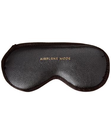 C.R. Gibson Leatherette Blindfold Sleep Mask-Airplane Mode One Size Sleep Mask - Airplane Mode