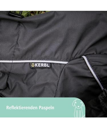 Buy Kerbl Manchester Raincoat X-Small - Waterproof Black Dog Coat for All Weather - International Shipping Available - Buy Online on GoSupps.com