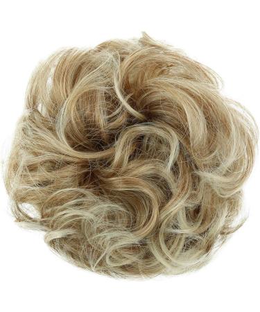 CAISHA Large Hairpiece Scrunchy Instant Updo Curly Messy Bun Blond Mix #27T613 G7E - Buy Online on GoSupps.com