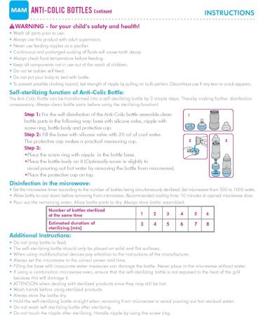MAM Easy Start Anti-Colic Bottle 9oz (2 count) MAM Baby Bottle with Medium Flow Nipple Breastfed Baby Feeding Essentials Boy ( Packaging May Vary ) boy Anti-Colic Bottle(2 count) - Buy Online on GoSupps.com