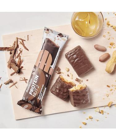 Powerbar Protein Nut2 Milk Chocolate Peanut - High Protein Low Sugar Bar (12x2x22.5g) - Best for Your Fitness Goals - International Shipping Available - Buy Online on GoSupps.com
