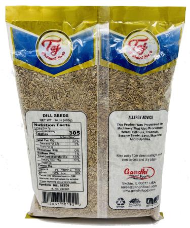 Taj Premium Dill Seeds Whole - 5 lbs Bag | Ideal for Farming, Seasoning Meats, and More - Buy Online on GoSupps.com