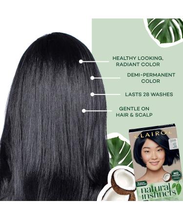 Clairol Natural Instincts Demi-Permanent Hair Dye 2 Black 5.85 Fl Oz - Pack of 3 - Buy Online on GoSupps.com