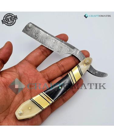 Razor Damascus Steel Men's Gift Set | Handmade High-Quality Barber Razor | DBR58 - Perfect Gift for Him - Buy Online on GoSupps.com