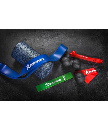 Bodymate Fitness Band 208 cm | Natural Latex Resistance Band for Strength Endurance & Flexibility | Strong Green (23-54kg) - Ideal for Beginners & Pros - Buy Online on GoSupps.com