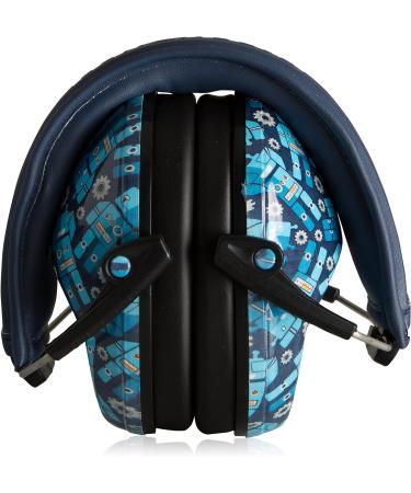 Muted Designer Hearing Protection for Infants & Kids - Adjustable Children's Ear Muffs from Toddler to Teen One Size Robot Blue - Buy Online on GoSupps.com