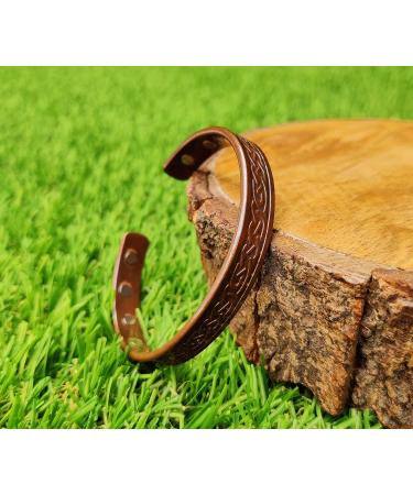 Wonder Care Copper Bracelet for Men & Women | Magnetic Copper Kada with Velvet Tui & Gift Box - Perfect International Gift - Buy Online on GoSupps.com