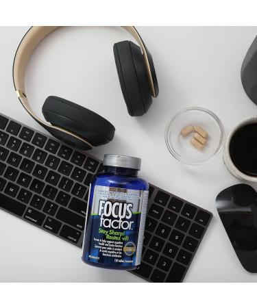 Focus Factor Brain Supplement & Complete Multivitamin (150 Count) with Zinc Magnesium Vitamins B6 B12 D Bacopa Monnieri & N-Acetyl Tyrosine to Support Cognitive Function & Brain Health - Buy Online on GoSupps.com