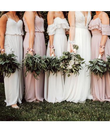 Lady & Home 10-Pack Blue Bridesmaids Scrunchies - Bridesmaid Proposal Gifts for Bachelorette Party and Bridal Shower - Buy Online on GoSupps.com