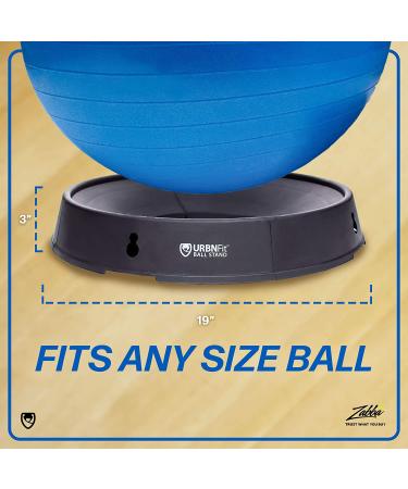 URBNFit Exercise Ball Chair Stand Base - 4 Piece Set for Yoga, Stability, and Balance Balls - Ideal for Sitting, Pregnancy Exercises, and Gym Workouts - Buy Online on GoSupps.com