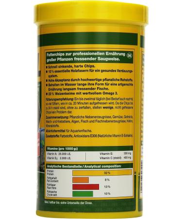 JBL Novopleco XL Sole Feed Tablets for Large Suction Catfish - 500g (1-Pack) | Ideal for 15-40 cm Fish Size - International Shipping Available - Buy Online on GoSupps.com