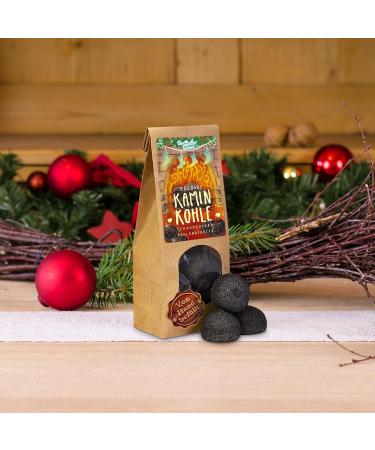 Edible Chimney Coat - Black Foam Sugar Coal Briquettes | Perfect Advent Gift | Miracle Bag for Cold Season - Buy Online on GoSupps.com