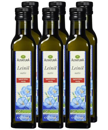 Buy Alnatura Organic Linseed Oil - Pack of 6 (6 x 250 ml) | Premium Quality for Health & Wellness - International Shipping Available - Buy Online on GoSupps.com
