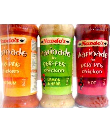 Lemon & Herb Peri Peri Marinade 260g de Nando - Buy Online on GoSupps.com