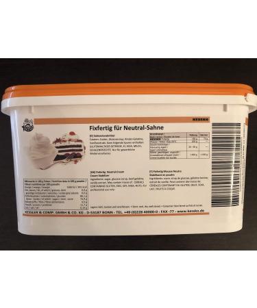 Neutral Kessko cream stock 900 g cream stand cream stiffener cream 0.9 kg (Neutral)