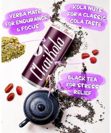 ChaiMate + ChaiKola Natural Cola Nuts Yerba Mate Tea Energy Drink Plant Based Soda Pack 12 x 330ml cans (Mix Flavours) - Buy Online on GoSupps.com