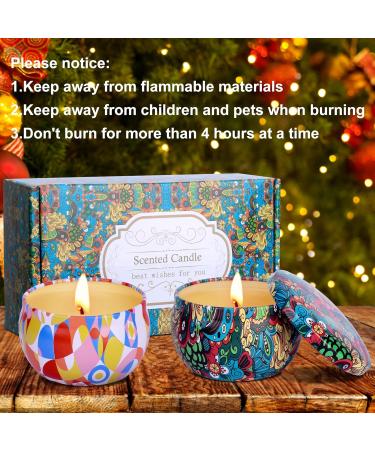 Premium Lavender & Rose Fragrance Candle Gift Set | Natural Soy Wax | 50h Aromatherapy | Perfect Gifts for Women Moms & Girlfriends | Birthday Valentine's & Mother's Day - Buy Online on GoSupps.com