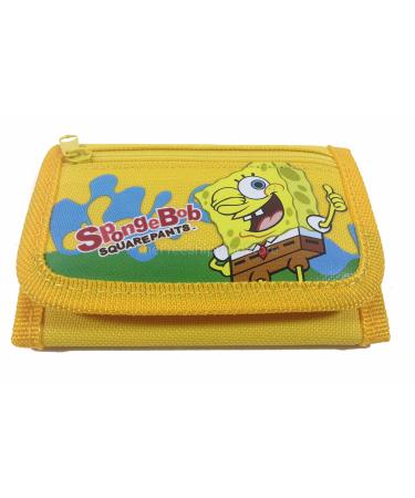 SpongeBob Squar Pants Yellow Tri-fold Wallet