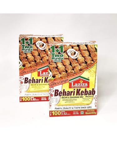 Laziza Behari Kebab Spice Mix | Behari Kebab Masala | Easy Cook | 100g - Buy Online on GoSupps.com