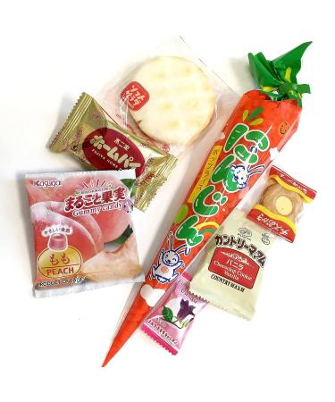 Samurai Kid Dagashi Set: 36pc Japanese Snack Assortment with Sticker - Buy Online on GoSupps.com