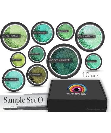 Green Mica Pigment Powder Set - 50g Variety Pack for Epoxy Resin, Woodworking, Bath Bombs - Non-Toxic, Skin Safe Pigment Powder - Buy Online on GoSupps.com