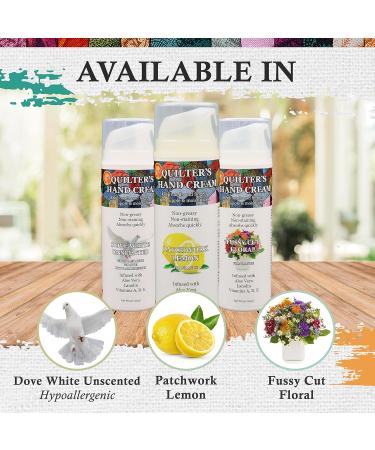 Quilter's Hand Cream - Fussy Cut Floral 5 oz | Original Udder Balm - Best Cream for Quilters | Shop Internationally - Buy Online on GoSupps.com