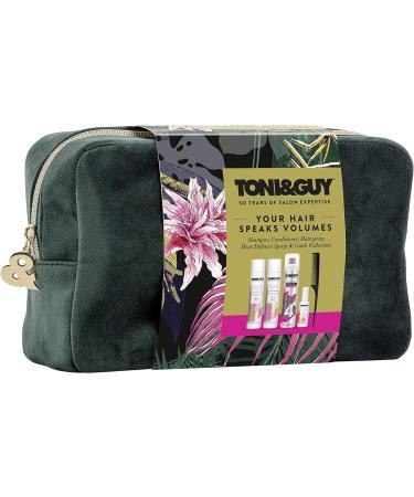 Toni&Guy Volume Styling Bag Collection Gift Set with Multipurpose Comb - 4 Piece Set for Her - Buy Online on GoSupps.com