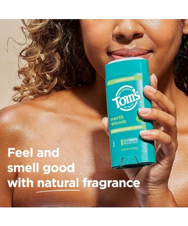 Tom s of Maine North Woods Aluminum Free Natural Deodorant For Women & Men | Goes on Clear | Odor & Wetness Protection | Naturally Derived and Moisture-Locking Ingredients | 3.25 oz North Woods 3.25 Ounce (Pack of 1) - Buy Online on GoSupps.com