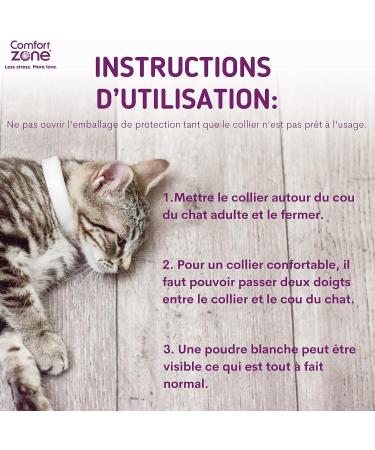 Pheromone Calming Collar for Cats Helps Them Feel Safe and Satisfied Be Calm and Reduce Stress Anxiety and Unwanted Behavior Pack with a Collar Pack with one collar - Buy Online on GoSupps.com