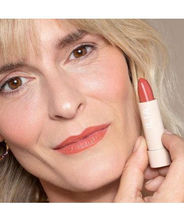ILIA Color Block Lipstick - Cinnabar | Non-Toxic, Vegan, Cruelty-Free & Clean Makeup | 0.14 oz - Buy Online on GoSupps.com