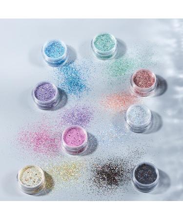 Moon Glitter Holographic Rose Gold Cosmetic Glitter Shaker - 0.17oz for Face, Body, Nails, Hair, and Lips - Buy Online on GoSupps.com