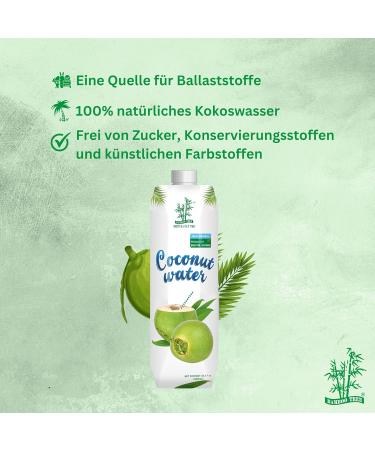 Buy BAMBOO TREE Coconut Water - 12 X 330 ML Multipack | Premium International Shipping - Buy Online on GoSupps.com
