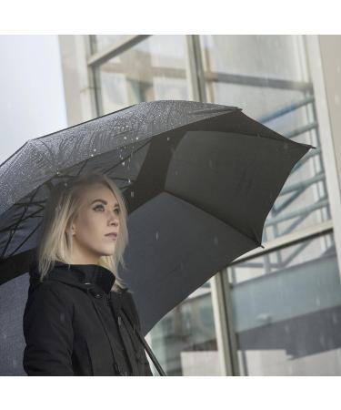 Third Floor Umbrellas 68 Inch Automatic Open Golf Umbrella - Windproof Waterproof Double Canopy - Black - Buy Online on GoSupps.com