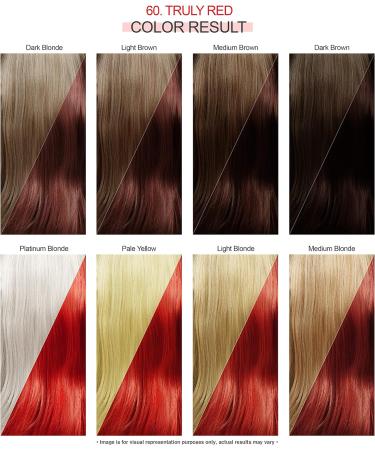 Adore Shining Semi Permanent Hair Colour 60 Truly Red 60 Truly Red 118 ml (Pack of 1) - Buy Online on GoSupps.com