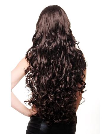 Shop WIG ME UP - Extra Long Brown Wavy Curly Women's Wig GFW2035-6 | International Shipping Available - Buy Online on GoSupps.com