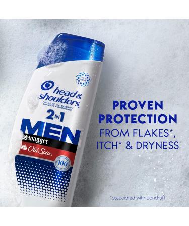 Head & Shoulders Men's 2-in-1 Dandruff Shampoo & Conditioner - Anti-Dandruff Treatment Old Spice Swagger Paraben Free 20.7 oz - Buy Now - Buy Online on GoSupps.com
