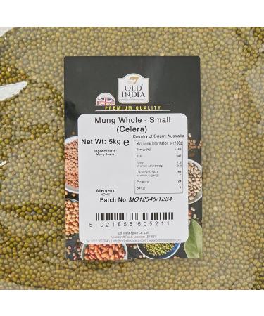 Old India Mung Whole - Small 5kg | Premium Celera | Buy Online - Buy Online on GoSupps.com