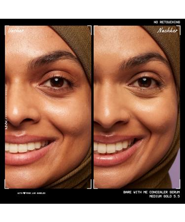 NYX Professional Makeup Covering Serum - Medium Coverage Concealer for Dark Circles & Redness Natural Finish 9.6ml - Bar With Me Medium Golden - Buy Online on GoSupps.com