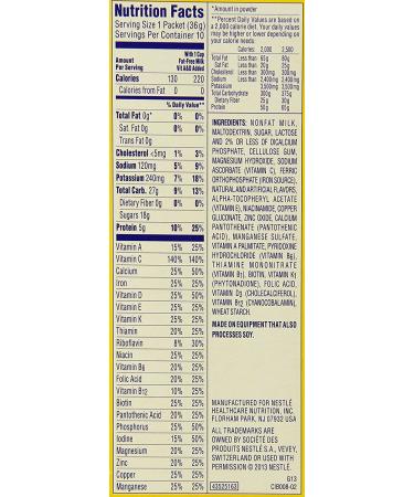 Carnation Breakfast Essentials Classic French Vanilla Powder Drink Mix - 12.6 Oz (Pack of 10) - Buy Online on GoSupps.com