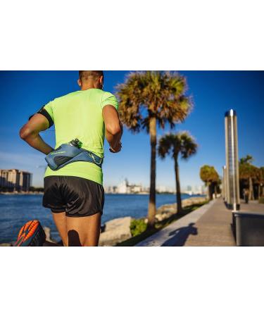 Nathan Peak Hydration Waist Pack with 18oz Run Flask | Black | for Running, Hiking, Camping, Cycling - Buy Online on GoSupps.com