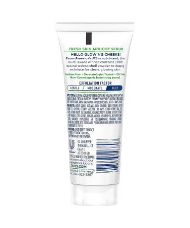 St. Ives Fresh Skin Scrub Apricot 1 oz - Exfoliating Face Scrub - Buy Online on GoSupps.com