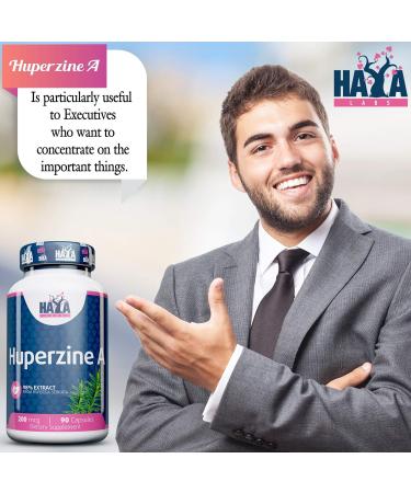 Huperzine A 98% Extract | 90 Capsules x 200mcg | Cognitive Support Supplement - Buy Online on GoSupps.com