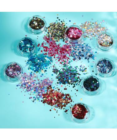 Mystic Chunky Glitter by Moon Glitter - 100% Cosmetic Glitter for Face Body Nails Hair & Lips - 3g Fairytale | International Shipping Available - Buy Online on GoSupps.com
