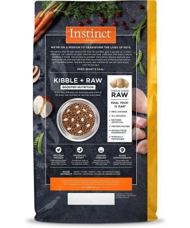 Instinct Raw Boost Grain Free Dry Cat Food - Chicken, 10lb Pack - High Protein Kibble + Freeze Dried Raw Formula - Buy Online on GoSupps.com