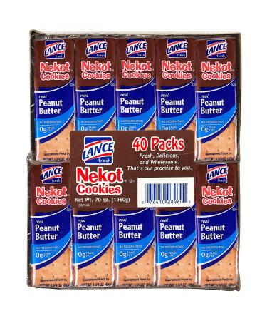 Lance Nekot Peanut Butter Cookies (40 ct.) vevo - Buy Online on GoSupps.com
