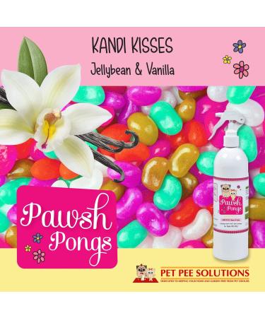 Pawsh Pongs Room Fabric and Carpet Freshener. Cat and Dog Deodoriser Spray. Pet Odour Eliminator and Remover for your House. Super Strength Solution to remove Pet Smell. (Kandi Kisses) - Buy Online on GoSupps.com