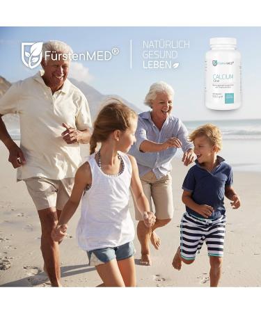 F rstenMED Calcium Citrate Capsules - High-Dose Vegan Calcium Supplement Pure Citrate - 120 Additive-Free Capsules for Optimal Health - Buy Online on GoSupps.com