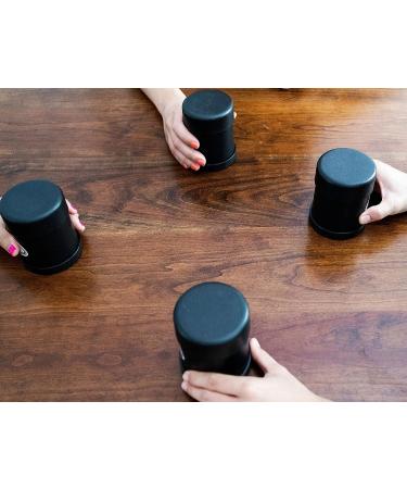 Genuine Las Vegas Casino Dice Set of 20 with 4 Dice Cups | Red, Green, Blue & Purple Dice | Bicast Leather Cups | Perfect for Liars Dice, Yahtzee, Farkle & Casino Nights - Buy Online on GoSupps.com