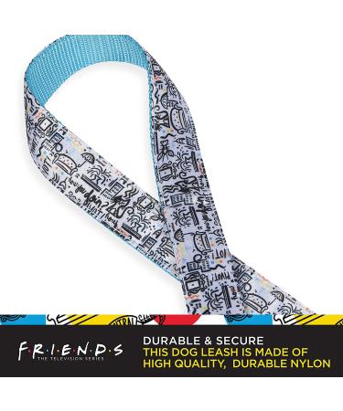 Friends TV Show City Doodle Dog Leash - 6ft Puppy Leash for Dogs | Blue Dog Lead Attaches to Harness for Dog Walking - Buy Online on GoSupps.com